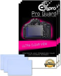 Ex-Pro® 3 x LCD Screen Protectors for Canon EOS 760D, EOS800D, EOS Rebel T6s 