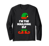 I'm The Mahjong Elf Family Pajama Christmas Funny Long Sleeve T-Shirt