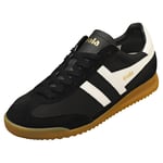 Gola Tornado Womens Casual Trainers in Black Off White - 9 UK