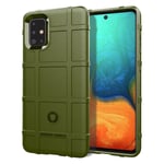 Rugged Shield Samsung Galaxy A71 skal - Grön