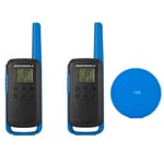 Motorola TALKABOUT T62 Blue Kit Radio Portable PMR avec 2 pièces + Gift Sticky Pad Bleu