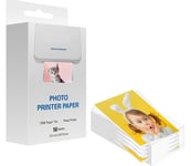 HP Sprocket Photo Printer white Yaha Zink Papir 50x76mm 50stk, tilsvarer HP 1DE37A Y70001 (Kan sendes i brev) 50270621