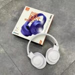 T710BT Blanc-TUNE-Écouteurs sans fil Pure Bass avec micro, casque de jeu et de sport, écouteurs Bluetooth sur