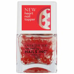 Nails Inc - Nail Polish Topcoat - Heart Topper - Loving In London 14ml (12427)