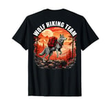 Camping Adventure Nature Wolf Hiking Team Mountains T-Shirt