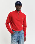 GANT - Lammeullsgenser med half-zip til herre bright red