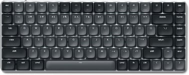 Satechi SM1 Slim Mekanisk Baggrundsbelyst Bluetooth-tastatur - Mörkgrå