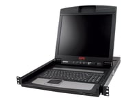 Apc Lcd Console - Kvm-Konsol - 17" - Kan Monteras I Rack - 1280 X 1024 @ 75 Hz - Svart - 1U - För P/N: Ar3106sp, Smx1000c, Smx1500rm2uc, Smx1500rm2ucnc, Smx750c, Smx750cnc, Srt5krmxlw-Tw