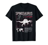 Spinosaurus Dinosaur Facts T Shirt Mens Womens Kids Science T-Shirt