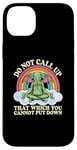 iPhone 14 Plus Cthulhu Mythos Quote, Retro Yoga Cthulhu Case