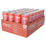 Clean Drink Sunrise - Mango & Persika 33cl x 24st (helt flak)