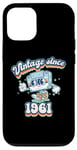 Coque pour iPhone 12/12 Pro Vintage Since 1961 Classic 64-Year Celebration