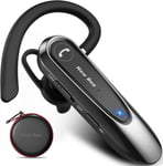 New Bee Bluetooth Headsets with Dual Mic V5.0 Handsfree Bluetooth Earpiece with 