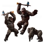 Godzilla vs Kong (2021) Gorilla King Kong Posable Statue Model Action Figure Toy