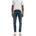 BOSS Mens RE.Maine BO Maine Regular-fit Jeans in Blue-Black Soft-Motion Denim