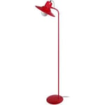 Lampadaires Tosel  lampadaire liseuse articulé métal rouge