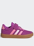 adidas Sportswear Kids Unisex VL Court 3.0 Shoes - Pink, Pink, Size 12 Younger