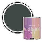 Rust-Oleum Black Heat Resistant Radiator Paint in Gloss Finish - Black Sand 750ml