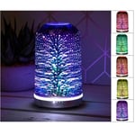 Aroma Lamp Humidifier Scented Oil Diffuser Fireworks 3D Multi Colour Led