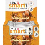 PhD Nutrition Smart Bars Salted Caramel High Protein Snack 12 x 60g DATED 06/23