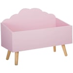 Atmosphera Créateur D'intérieur - Coffre enfant Nuage rose 58x28cm