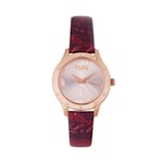 Montre Femme ALVIERO MARTINI 1a Classe MOORE CS.4318S/02 Cuir Rouge Gold Rose