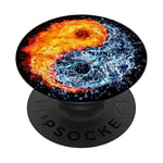 Yin Yang Symbol Pop Socket pour Téléphone PopSockets Yin Yang PopSockets PopGrip Adhésif