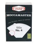 MOCCAMASTER Coffee filter 1x4 White - qty 1