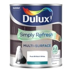 DULUX SIMPLY REFRESH MULTI SURFACE EGGSHELL PURE BRILLIANT W