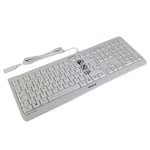 Cherry JK-0800DE-0 Kc 1000 Clavier Qwertz Allemand Clair Gris USB Neuf Emballage