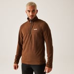 Regatta Men's Montes Lightweight Half Zip Fleece Burnt Copper, Size: XL