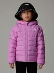 THE NORTH FACE Kids Girls Reversible Perrito Hooded Jacket - Pink, Pink, Size 3 Years