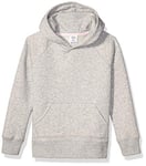 Amazon Essentials Girls' Pullover Hoodie Sweatshirt, Light Grey Heather, 11-12 Years