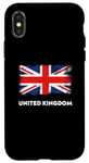 Coque pour iPhone X/XS Drapeau United Kingdom Angleterre Union Jack