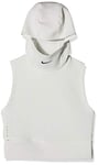 Nike W NK RN TCH PCK Vest HD Sweat-Shirt Femme, Summit White/Reflect Black, FR : XL (Taille Fabricant : XL)