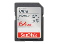 SanDisk 64GB SDXC ULTRA (UHS-I, 140 MB/s, Class 10 (U1))