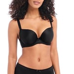 Freya Deco Moulded T-Shirt Bra Black Black 34FF