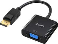 Adaptateur Displayport VGA 1080p Full HD Connecteurs DP VGA Câble DP mâle vers VGA Femelle pour PC, Ordinateur Portable, écran de projecteur TV, ASUS, Lenovo, HP, Dell.[V173]