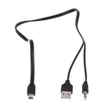 3.5mm Aux USB2.0 Male Mini 5 Pin USB Portable Speaker o Cable D8H9