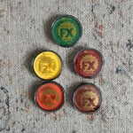 Smiffys Make-Up FX Aqua Face and Body Paint X5 Green Yellow Brown Red Orange Lot