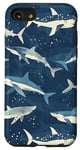 Coque pour iPhone SE (2020) / 7 / 8 Coque Requin Bleu Océan Amoureux des Requins