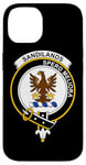 Coque pour iPhone 14 Armoiries Sandilands - Blason de la famille