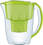 AQUAPHOR Filtre à Eau Jasper Vert Clair avec 1 Filtre MAXFOR+ I Réduit Le calcaire et Le Chlore I Carafe pour 2,8 l I Filtre à Eau de Table I s'adapte à la Porte du réfrigérateur