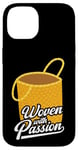 Coque pour iPhone 14 Tissage de panier tissé à la main Passion Basket Weaver