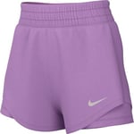 Nike Taille Unique Short, Fuchsia/argenté réfléchissant, S Femme