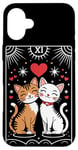 iPhone 16 Plus Tarot Card Mystic Cats | The Lovers Valentines Day Couples Case