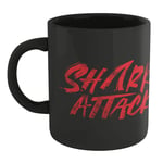 Jaws Shark Attack Mug - Black