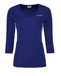 HEAD Club Tech 3/4 Shirt Women Royal Blue