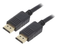 Cable DisplayPort 1.2 male des deux cotes 1.8m noir