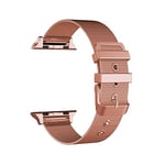 Bracelet Cool pour Apple Watch Series 1/2 / 3/4 / 5/6 / 7 / SE (38/40 mm) Métal Rose Gold, Or rose, Estándar, Classique